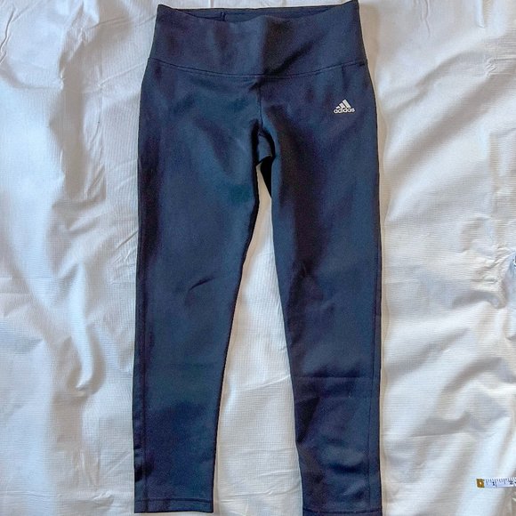 adidas Pants - Womens Adidas Climalite Black Leggings Size M